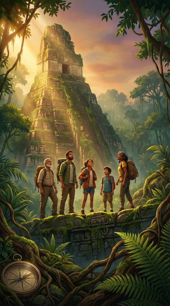 《丛林探险记》高清冒险电影视频海报